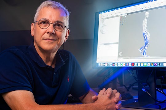 B.J. Fregly is a professor of mechanical engineering and bioengineering, a CPRIT Scholar in Cancer Research, and a recent Brown College magister at Rice University. (Photo by Jeff Fitlow/Rice University)