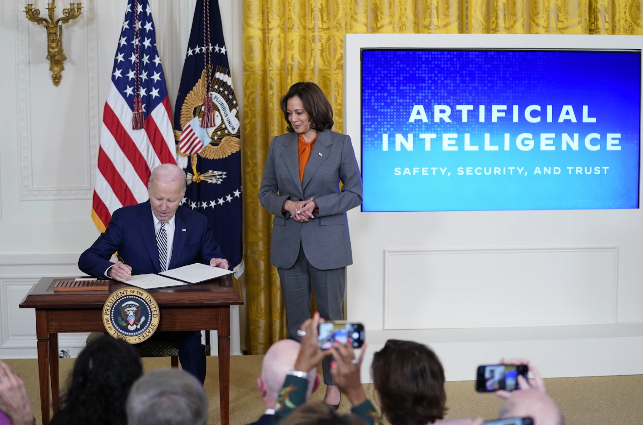 President Joe Biden signs Executive Order on Artificial Intelligence