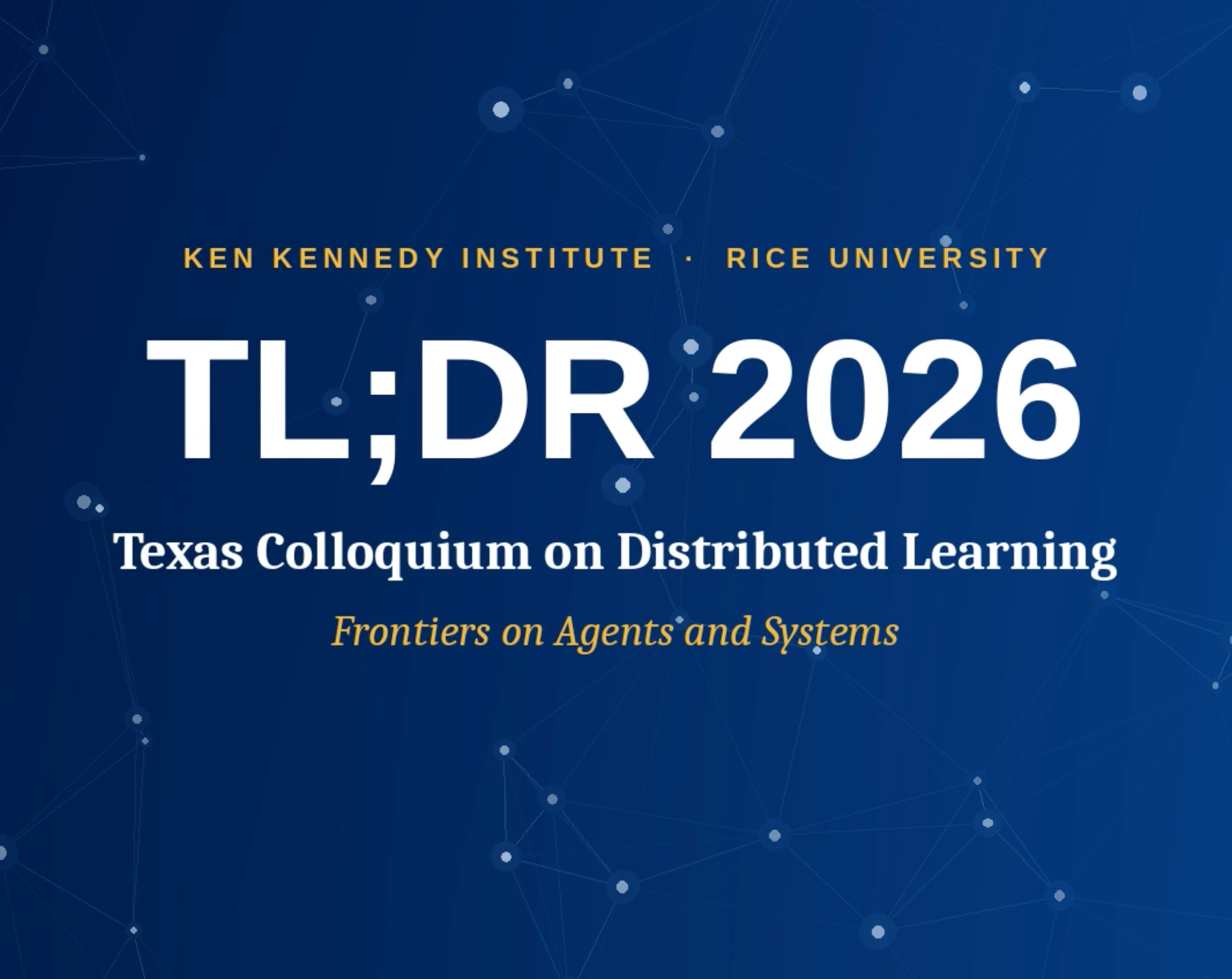 Promo graphic for the TLDR workshop